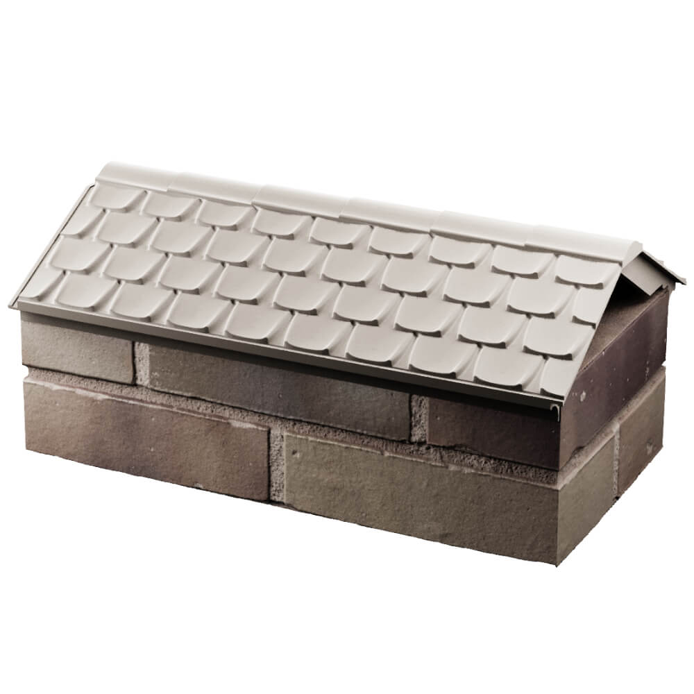 Парапет Zking Эльбрус Бежевый с посадкой на 1 кирпич (255мм) в Хасавюрте фото