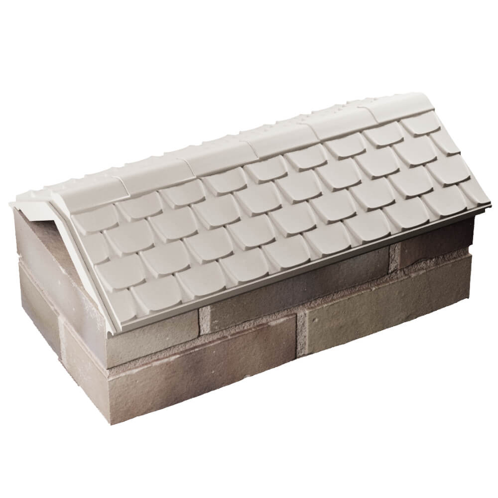 Парапет Zking Эльбрус Бежевый с посадкой на 1 кирпич (255мм) в Хасавюрте фото