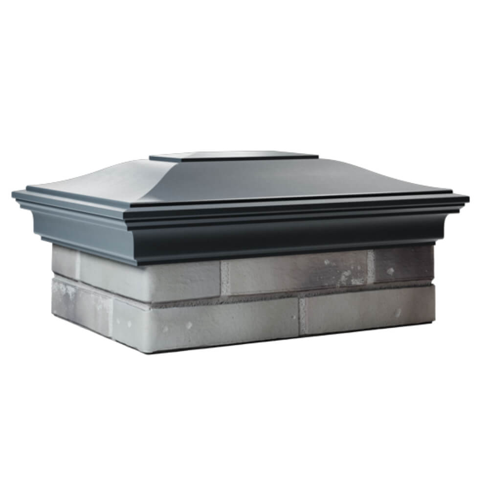 Колпак Zking Монблан Серый на столб 2х1.5 кирпича (515х385мм) в Хасавюрте фото