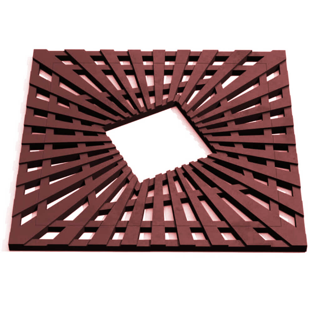 Приствольная решетка для дерева ZKING ATMOSPHERE 1.2х1.2м Коричневая Хасавюрт фото