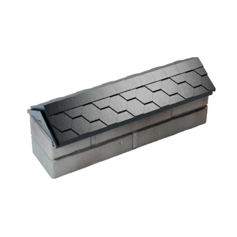 Парапет Zking Эверест Черный с посадкой на 0.5 кирпича (130мм) в Хасавюрте фото