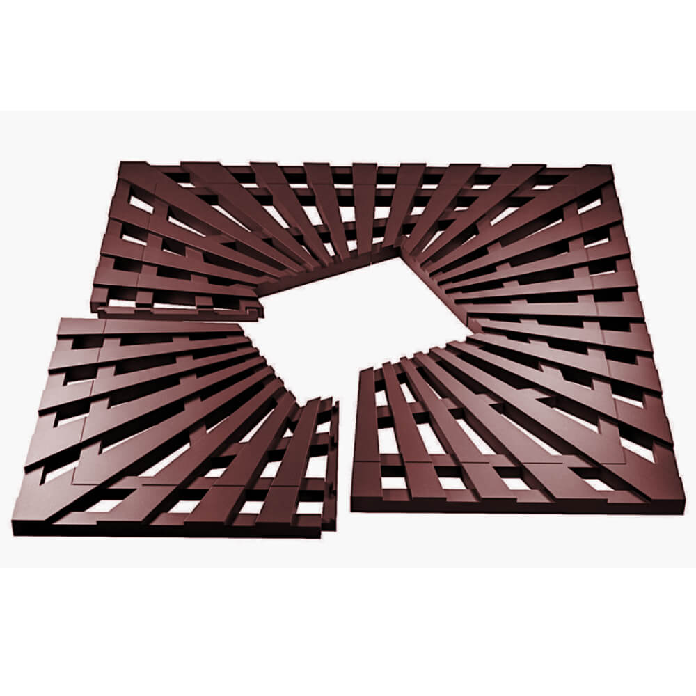 Приствольная решетка для дерева ZKING ATMOSPHERE 1.2х1.2м Коричневая в Хасавюрте фото