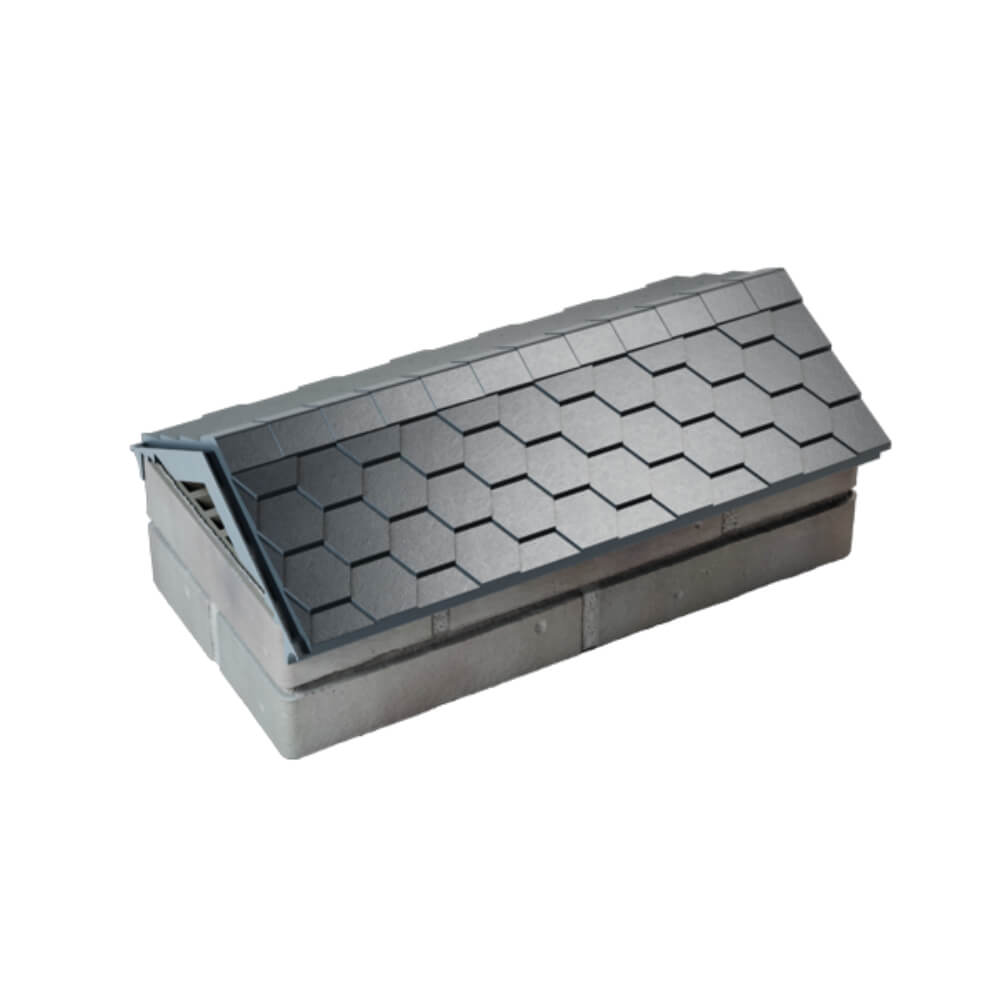 Парапет Zking Эверест Серый с посадкой на 1 кирпич (200/225/255мм) в Хасавюрте фото