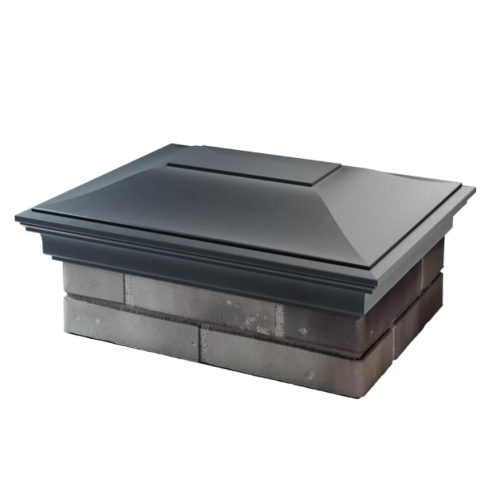 Колпак Zking Монблан Серый на столб 2х1.5 кирпича (515х385мм) в Хасавюрте фото