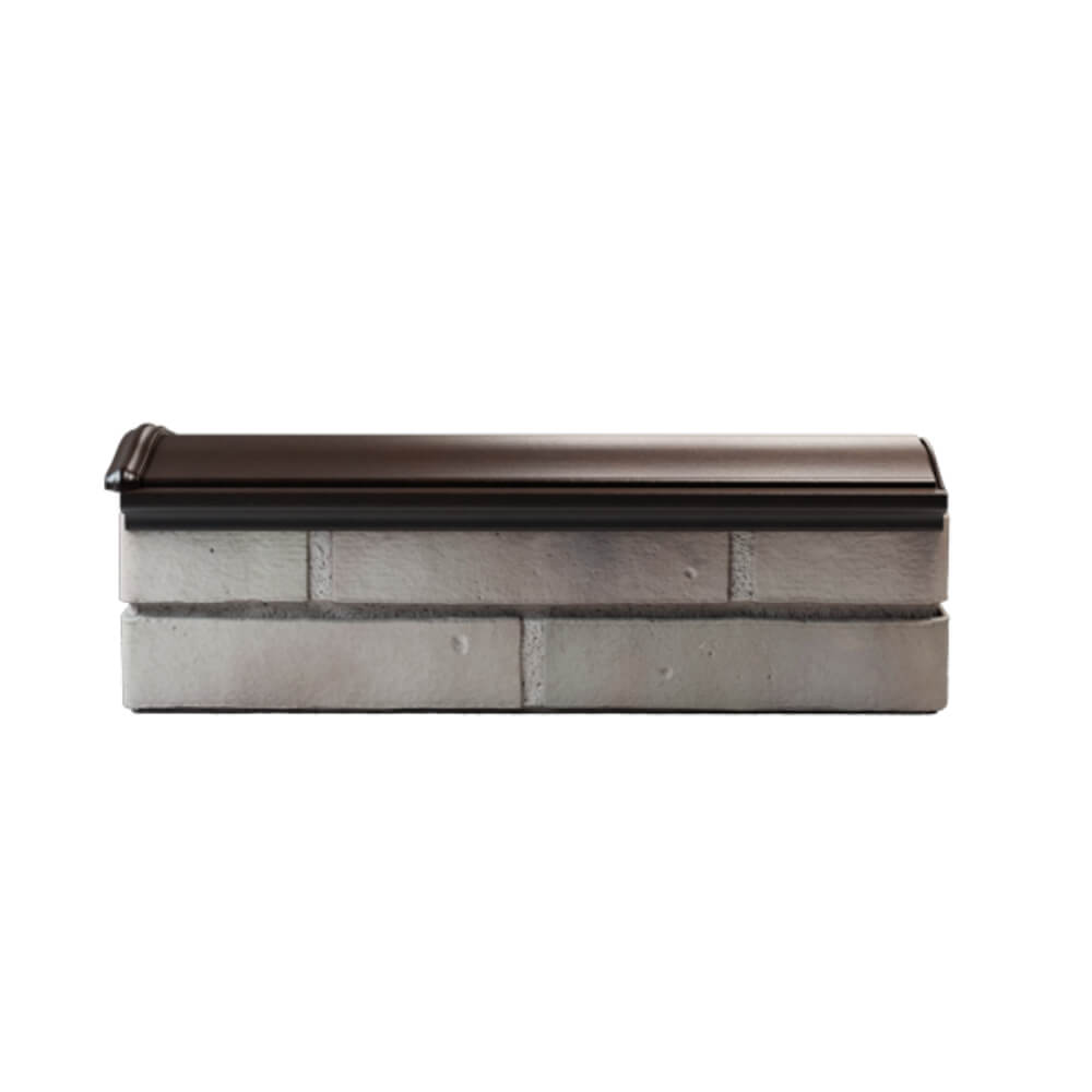 Парапет Zking Монблан Коричневый посадка на 0.5 кирпича (130мм) в Хасавюрте фото