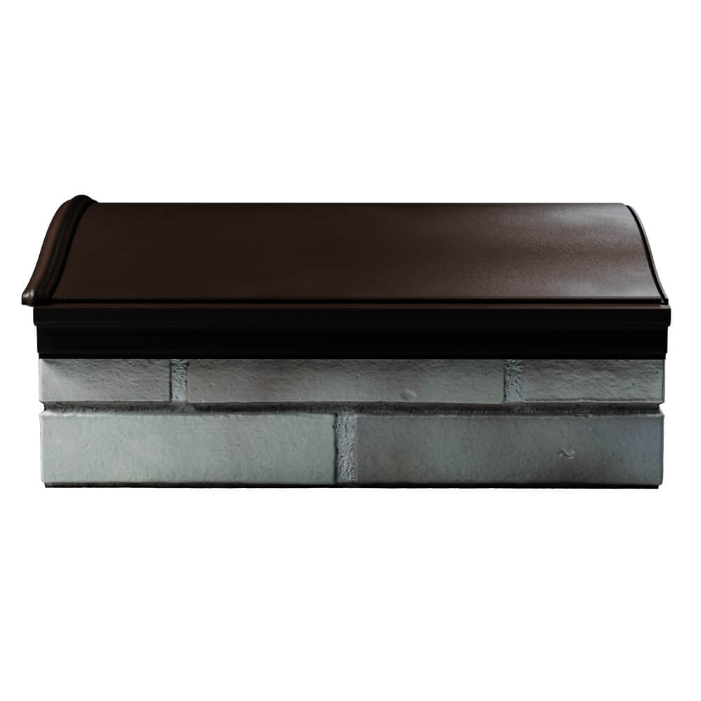 Парапет Zking Монблан Коричневый посадка на 1.5 кирпича (355/385мм) в Хасавюрте фото