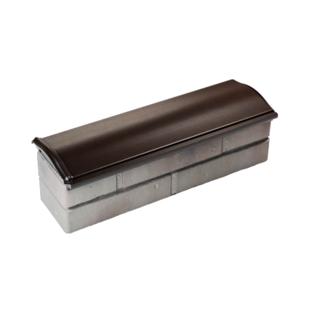 Парапет Zking Монблан Коричневый посадка на 0.5 кирпича (130мм) в Хасавюрте фото