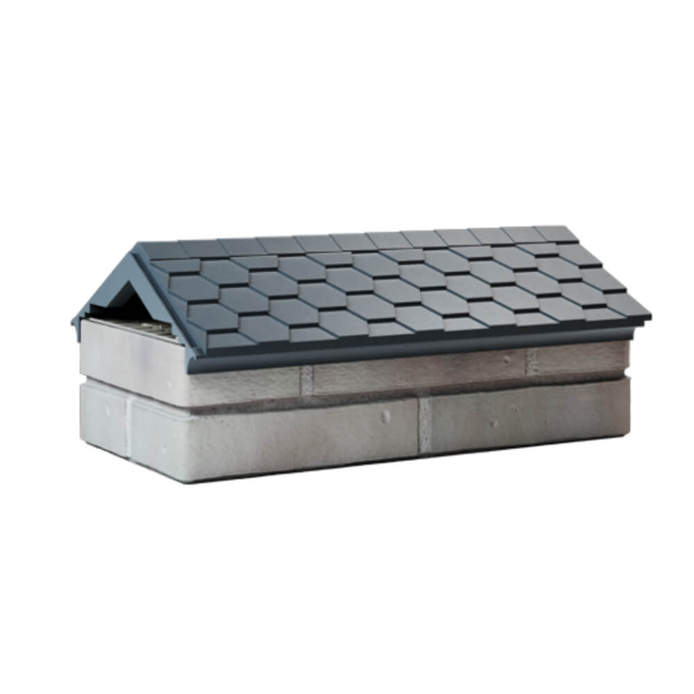 Парапет Zking Эверест Серый с посадкой на 1 кирпич (200/225/255мм) Хасавюрт фото