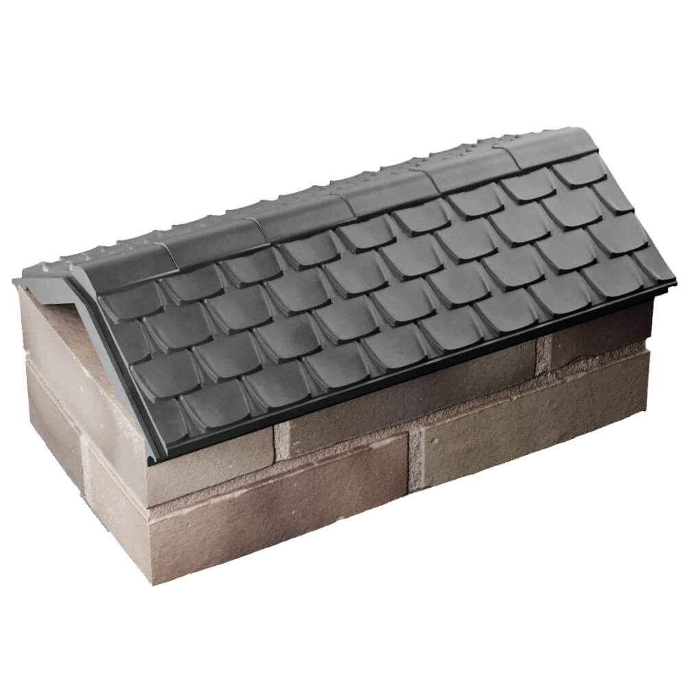 Парапет Zking Эльбрус Серый с посадкой на 1 кирпич (255мм) в Хасавюрте фото