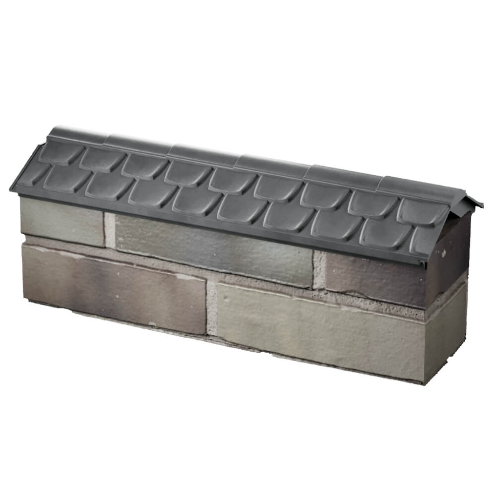 Парапет Zking Эльбрус Серый с посадкой на 0.5 кирпича (130мм) в Хасавюрте фото