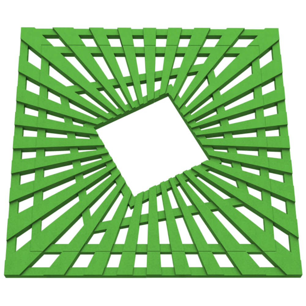 Приствольная решетка для дерева ZKING ATMOSPHERE 1.2х1.2м Зеленая в Хасавюрте фото