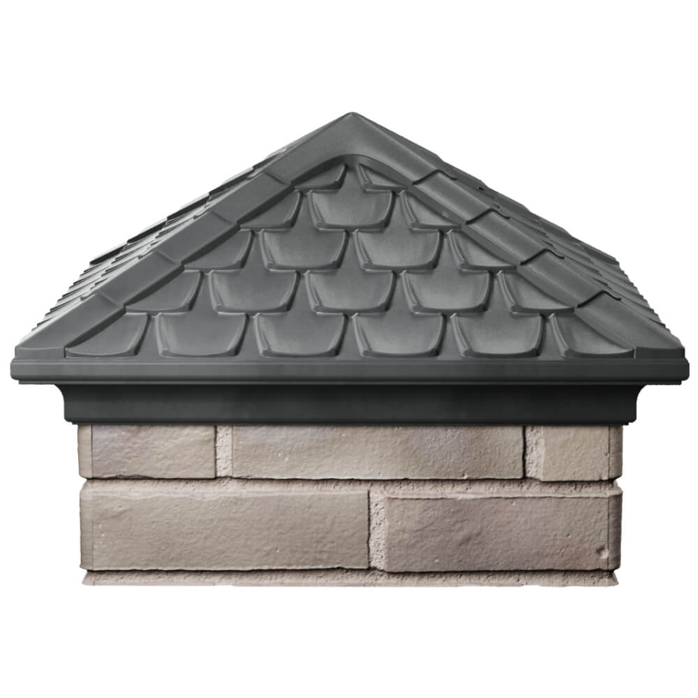 Колпак Zking Эльбрус Серый на столб 1.5х1.5 кирпича (385х385мм) Хасавюрт фото