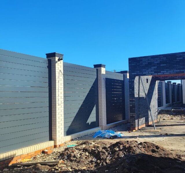 Колпак Zking Бона ХайТек Серый на столб 1.5х1.5 кирпича (385х385мм) в Хасавюрте фото