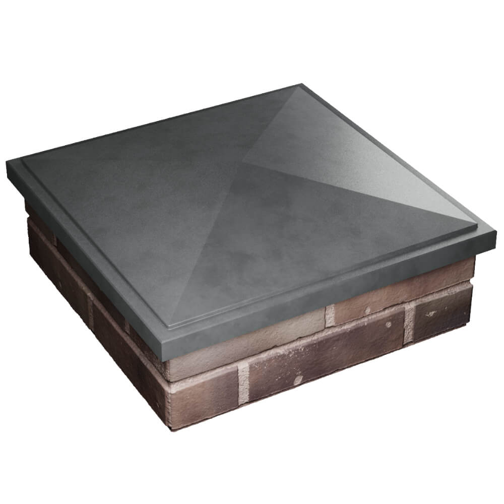 Колпак Zking БонаМоно Серый на столб 2х2 кирпича (515х515, 530х530мм) в Хасавюрте фото