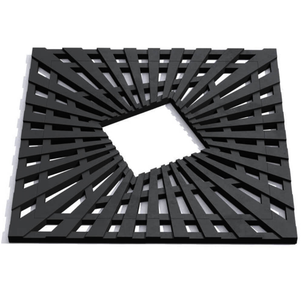 Приствольная решетка для дерева ZKING ATMOSPHERE 1.2х1.2м Черная Хасавюрт фото