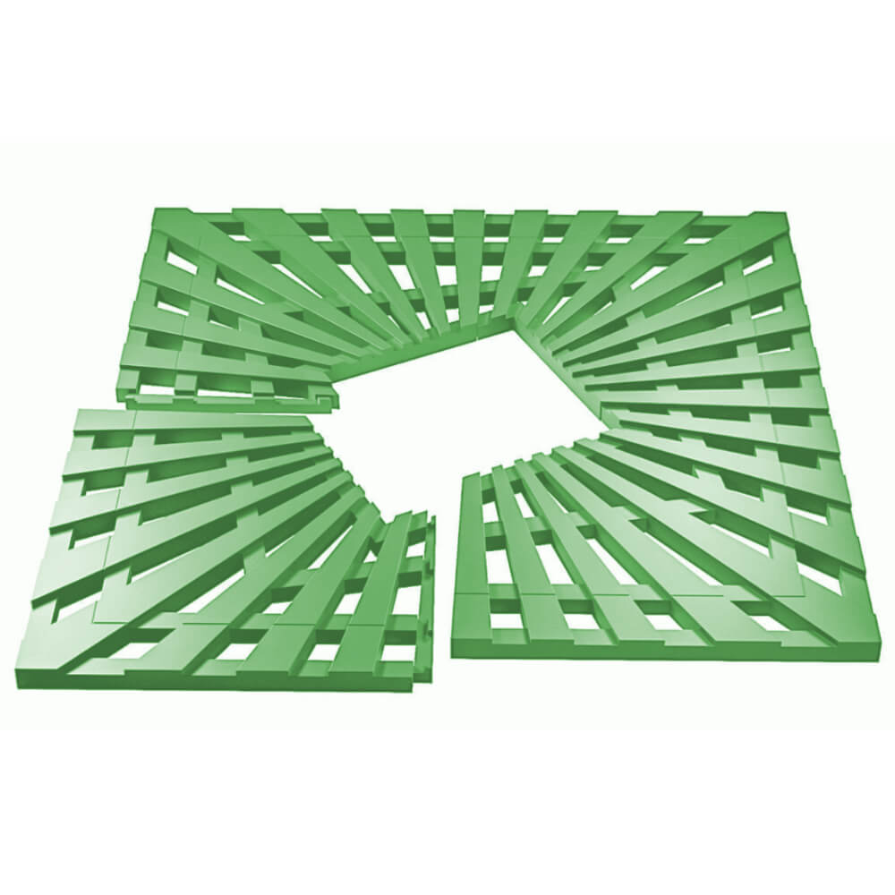 Приствольная решетка для дерева ZKING ATMOSPHERE 1.2х1.2м Зеленая в Хасавюрте фото