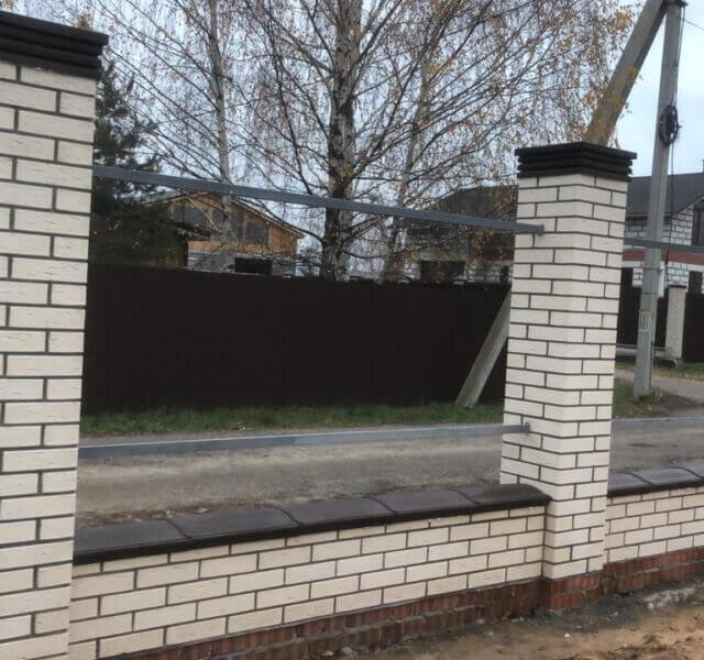 Колпак Zking Бона ХайТек Коричневый на столб 1.5х1.5 кирпича (385х385мм) в Хасавюрте фото