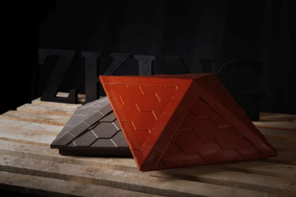 Колпак Zking Эверест Красный на столб 1.5х1.5 кирпича (390х390мм) в Хасавюрте фото