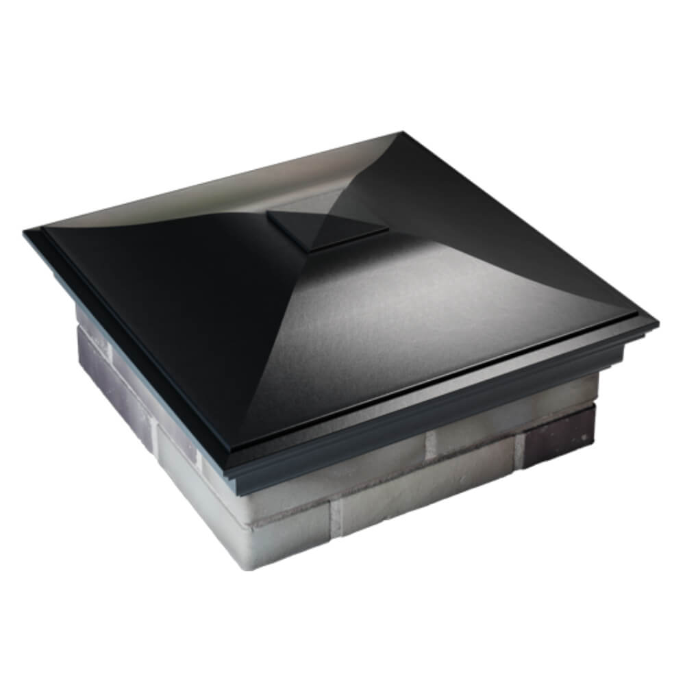 Колпак Zking Монблан Черный на столб 2х2 кирпича (515х515мм) Хасавюрт фото