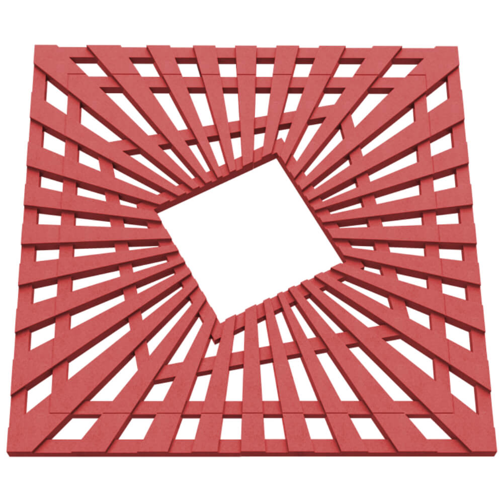 Приствольная решетка для дерева ZKING ATMOSPHERE 1.2х1.2м Красная в Хасавюрте фото