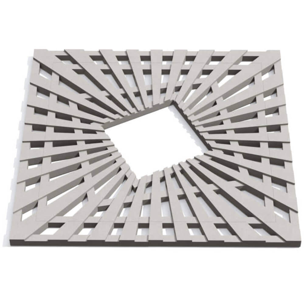 Приствольная решетка для дерева ZKING ATMOSPHERE 1.2х1.2м Бежевая Хасавюрт фото