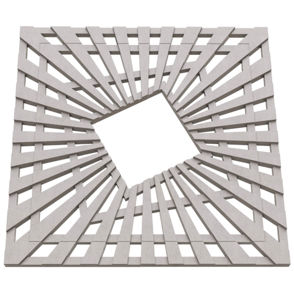 Приствольная решетка для дерева ZKING ATMOSPHERE 1.2х1.2м Бежевая в Хасавюрте фото