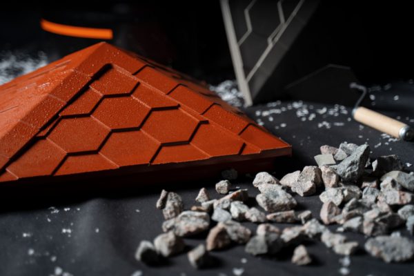 Колпак Zking Эверест Красный на столб 1.5х1.5 кирпича (390х390мм) в Хасавюрте фото