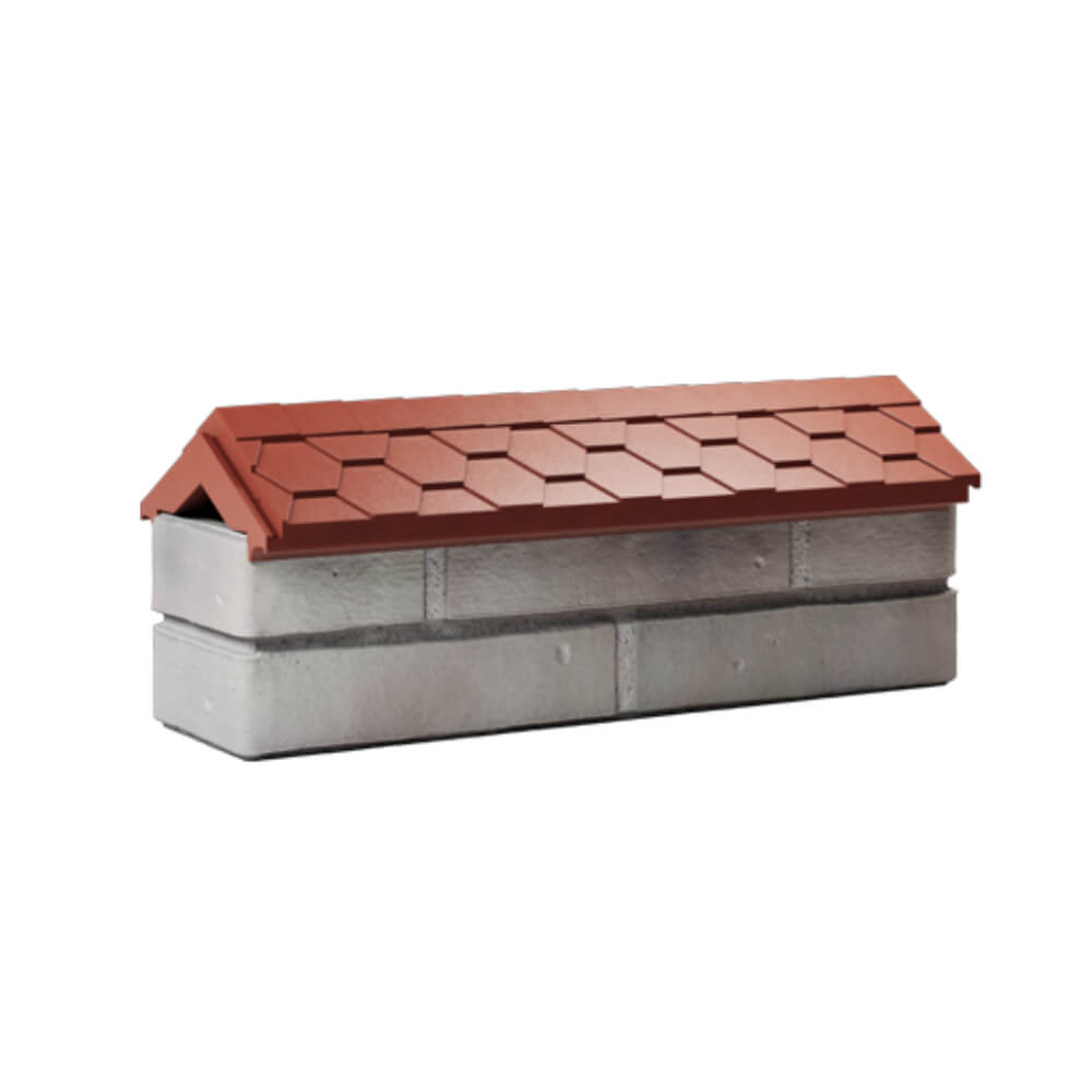 Парапет Zking Эверест Красный с посадкой на 0.5 кирпича (130мм) Хасавюрт фото