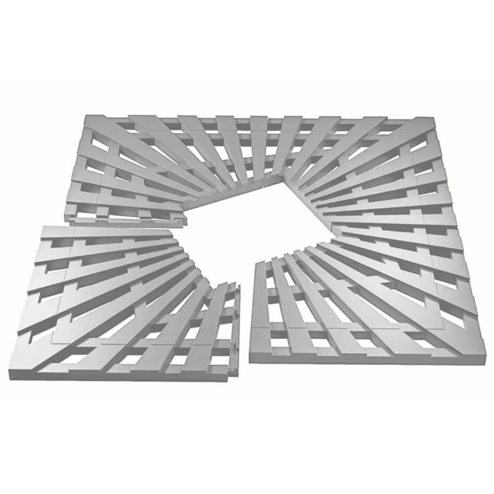 Приствольная решетка для дерева ZKING ATMOSPHERE 1.2х1.2м Бежевая в Хасавюрте фото