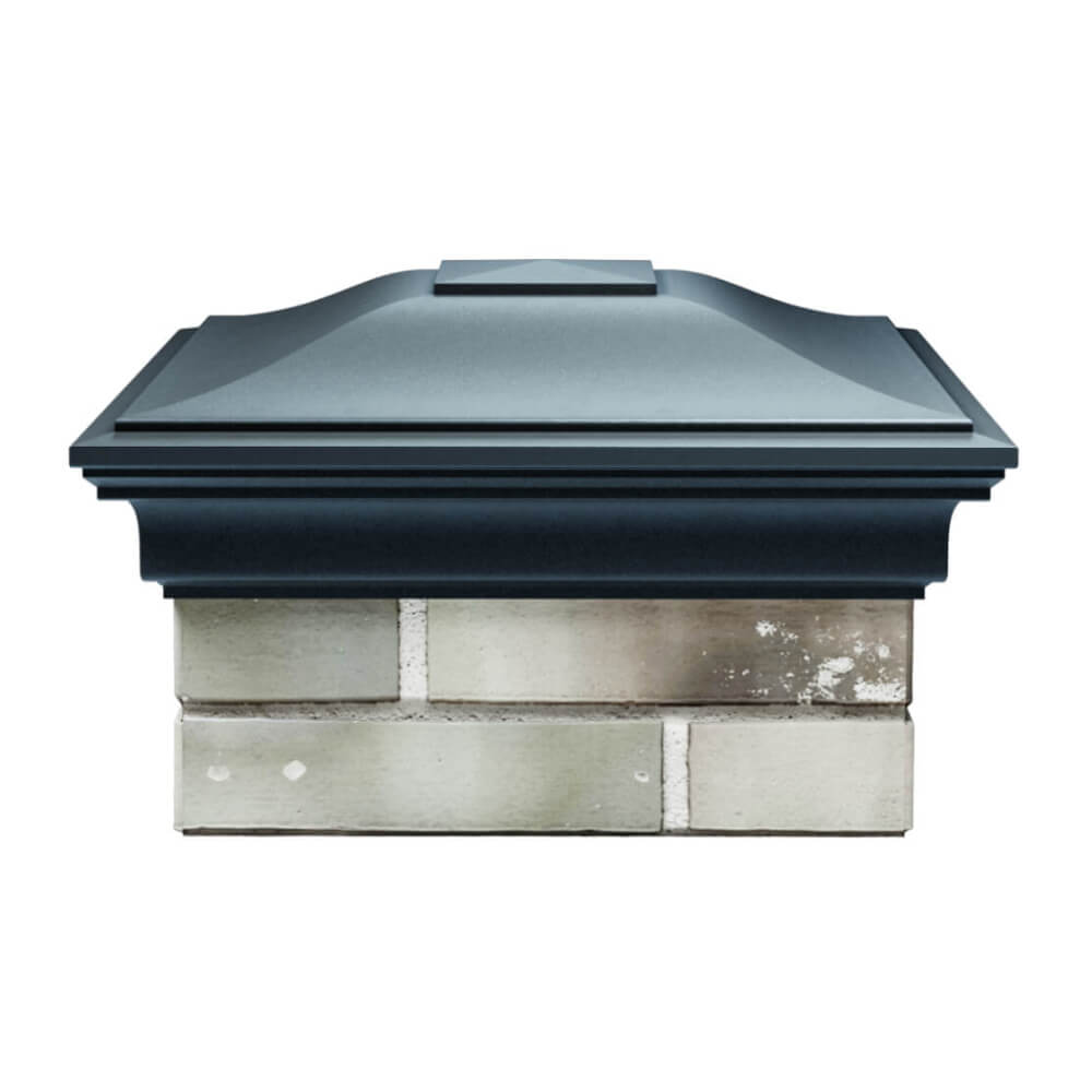 Колпак Zking Монблан Серый на столб 1.5х1.5 еврокирпича 0.7НФ (355х355мм) Хасавюрт фото