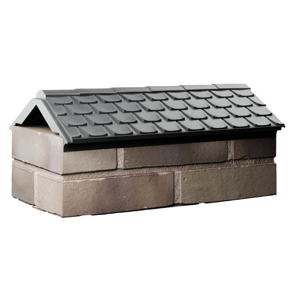Парапет Zking Эльбрус Серый с посадкой на 1 кирпич (255мм) Хасавюрт фото