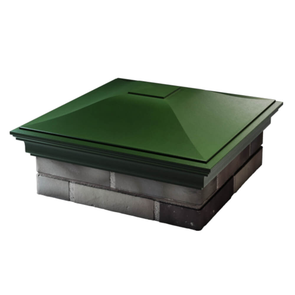 Колпак Zking Монблан Зеленый на столб 2х2 кирпича (515х515мм) в Хасавюрте фото