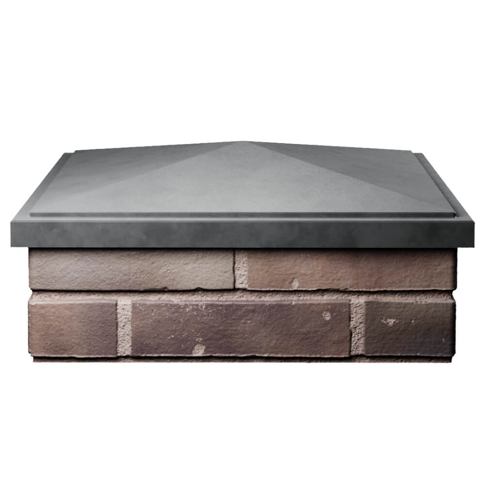 Колпак Zking БонаМоно Серый на столб 2х2 кирпича (515х515, 530х530мм) Хасавюрт фото