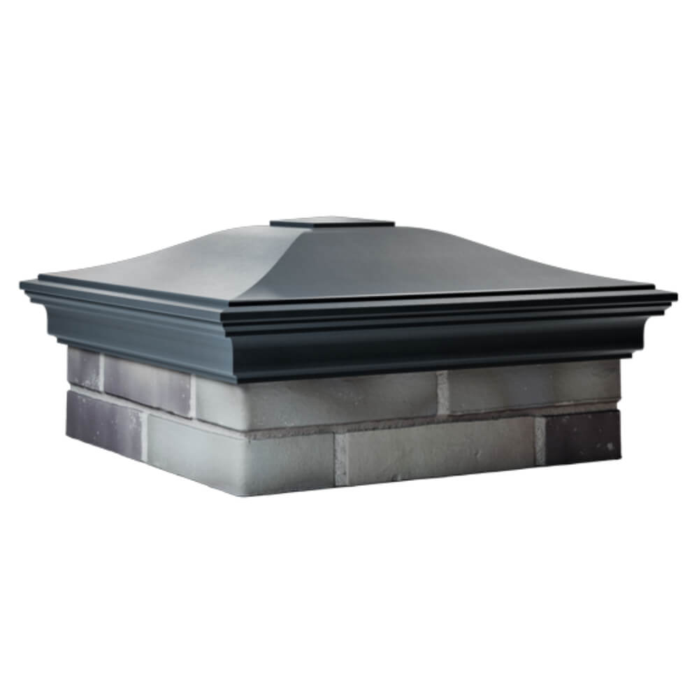 Колпак Zking Монблан Серый на столб 2х2 кирпича (515х515мм) в Хасавюрте фото