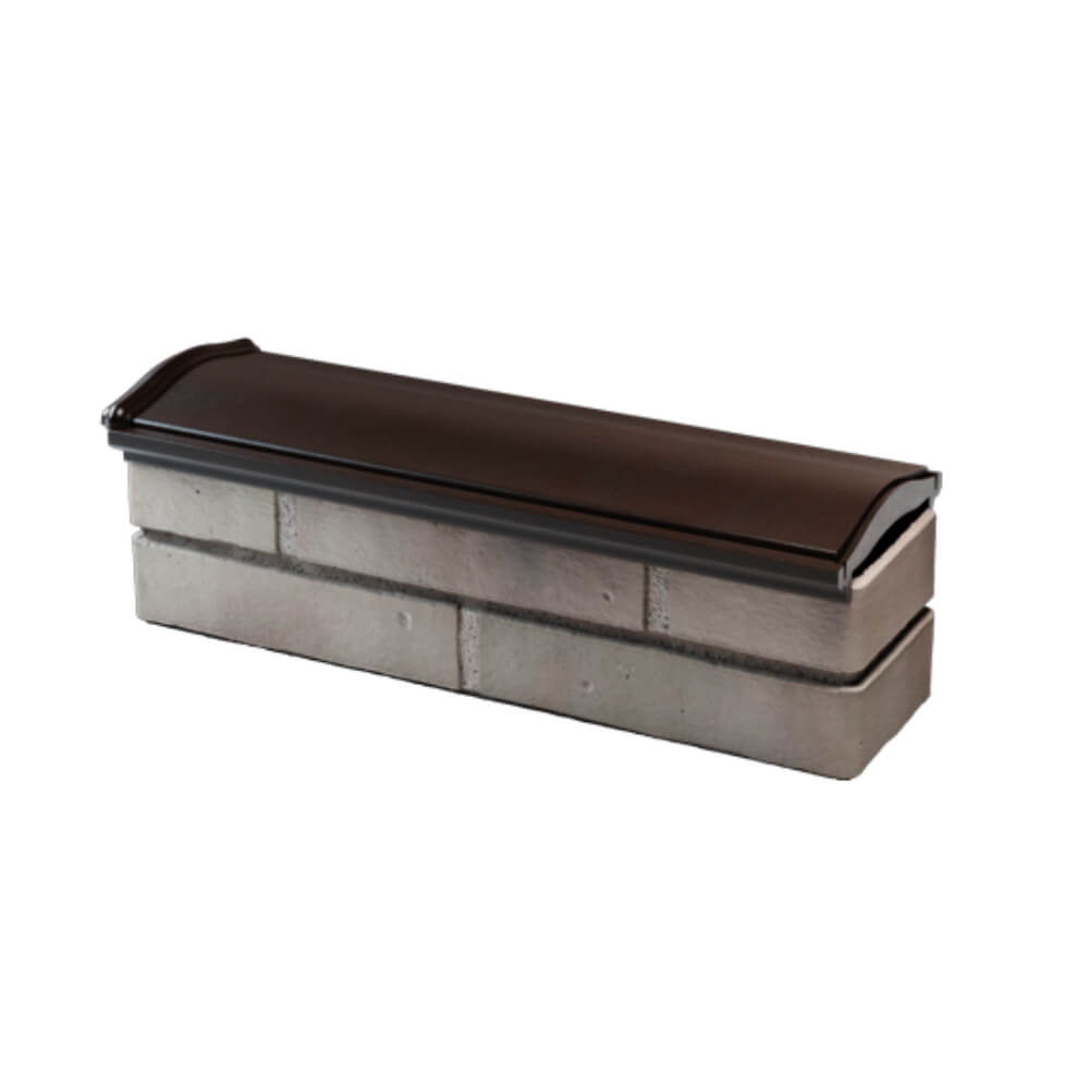 Парапет Zking Монблан Коричневый посадка на 0.5 кирпича (130мм) в Хасавюрте фото