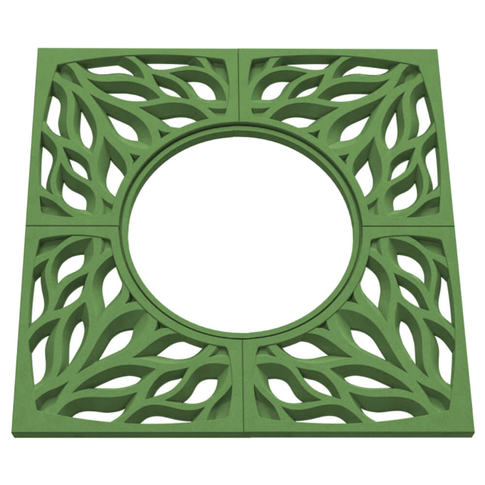 Приствольная решетка для дерева ZKING CRUST 1.2х1.2м Зеленая в Хасавюрте фото