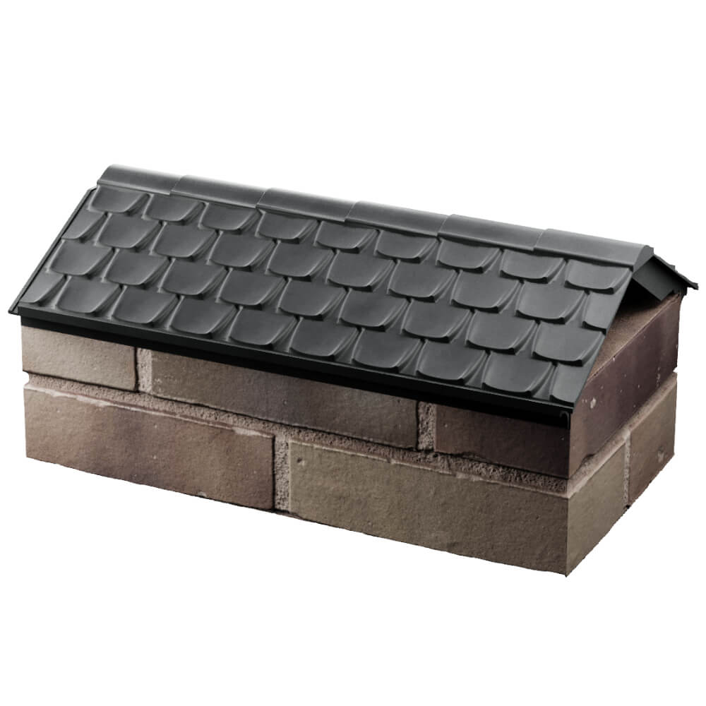 Парапет Zking Эльбрус Серый с посадкой на 1 кирпич (255мм) в Хасавюрте фото