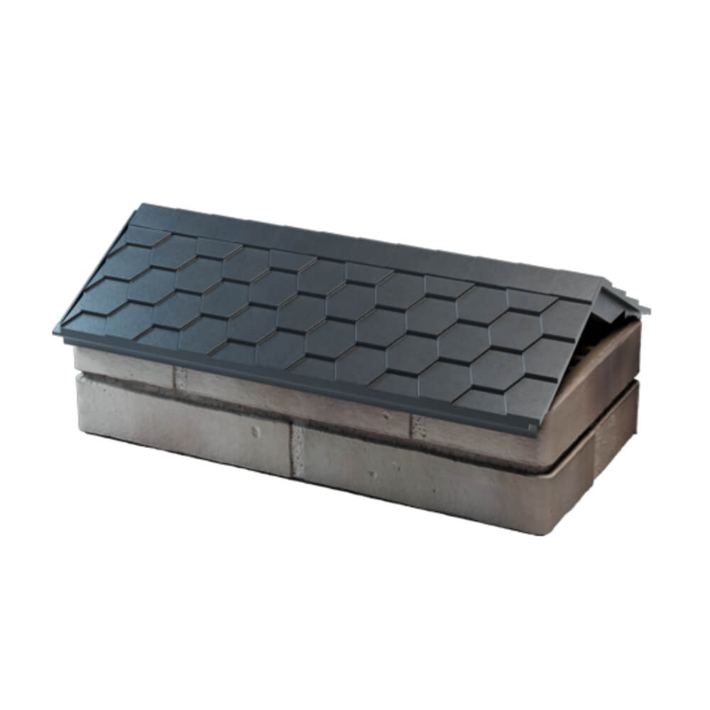 Парапет Zking Эверест Серый с посадкой на 1 кирпич (200/225/255мм) в Хасавюрте фото