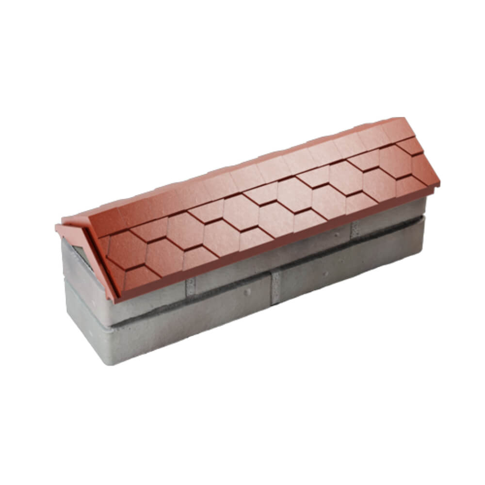 Парапет Zking Эверест Красный с посадкой на 0.5 кирпича (130мм) в Хасавюрте фото