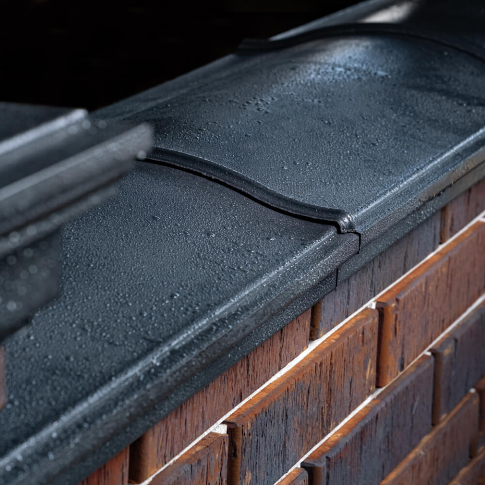 Парапет Zking Монблан Черный посадка на 0.5 кирпича (130мм) в Хасавюрте фото