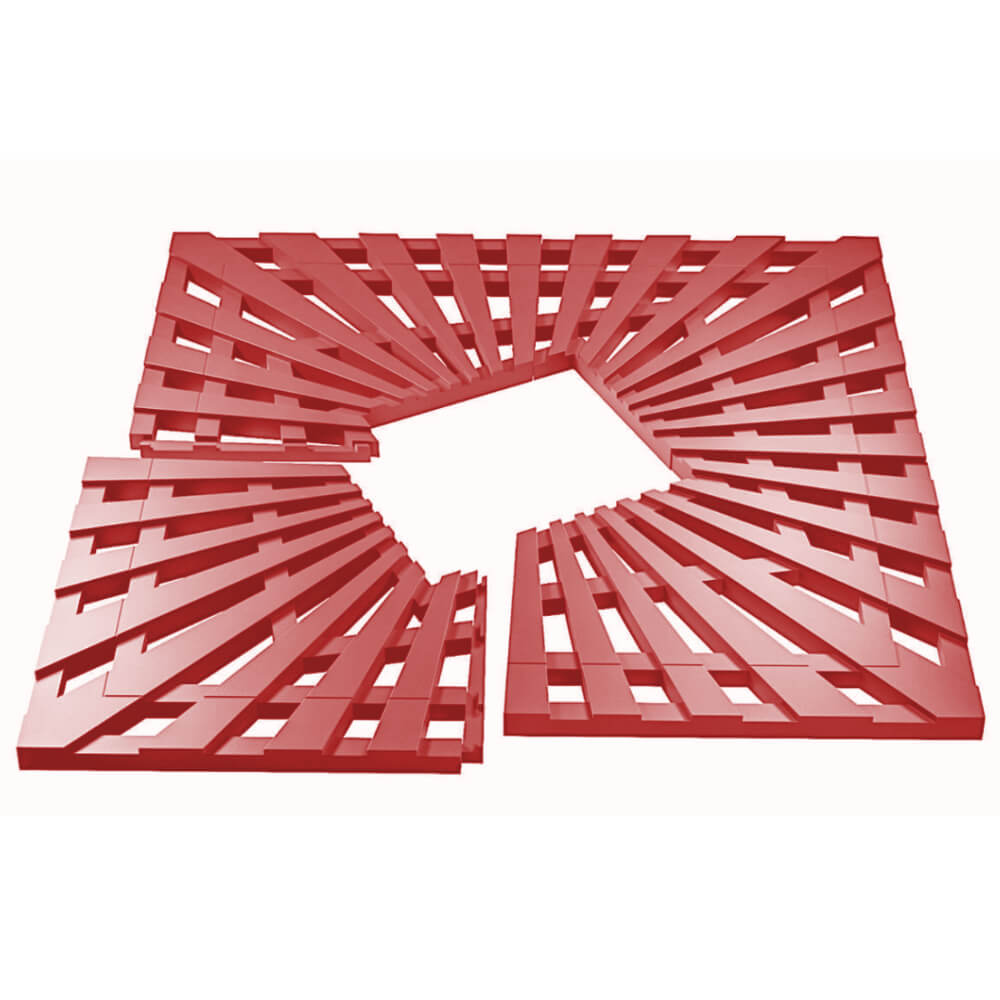 Приствольная решетка для дерева ZKING ATMOSPHERE 1.2х1.2м Красная в Хасавюрте фото