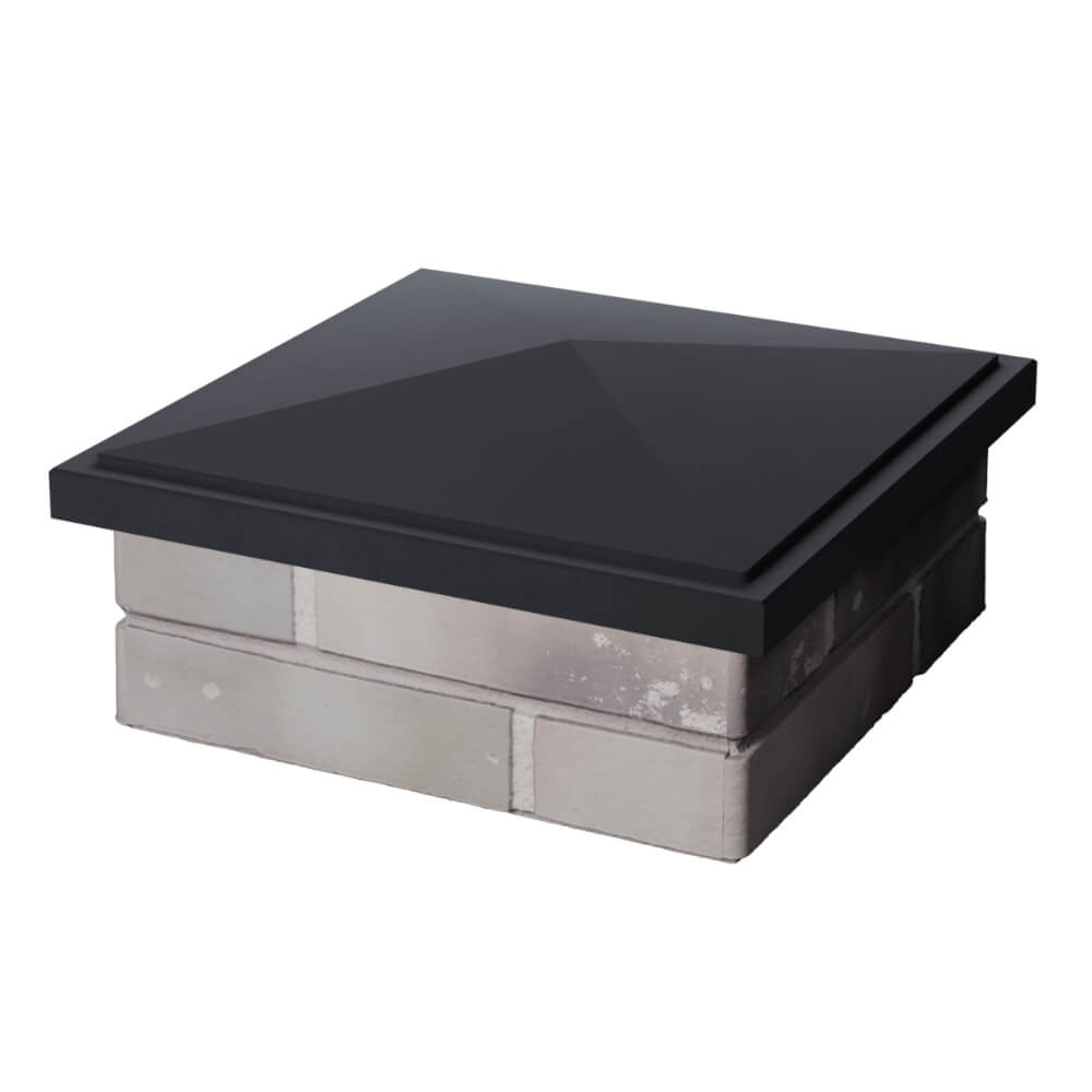 Колпак Zking БонаМоно Серый на столб 1.5х1.5 кирпича (385х385, 400х400мм) в Хасавюрте фото