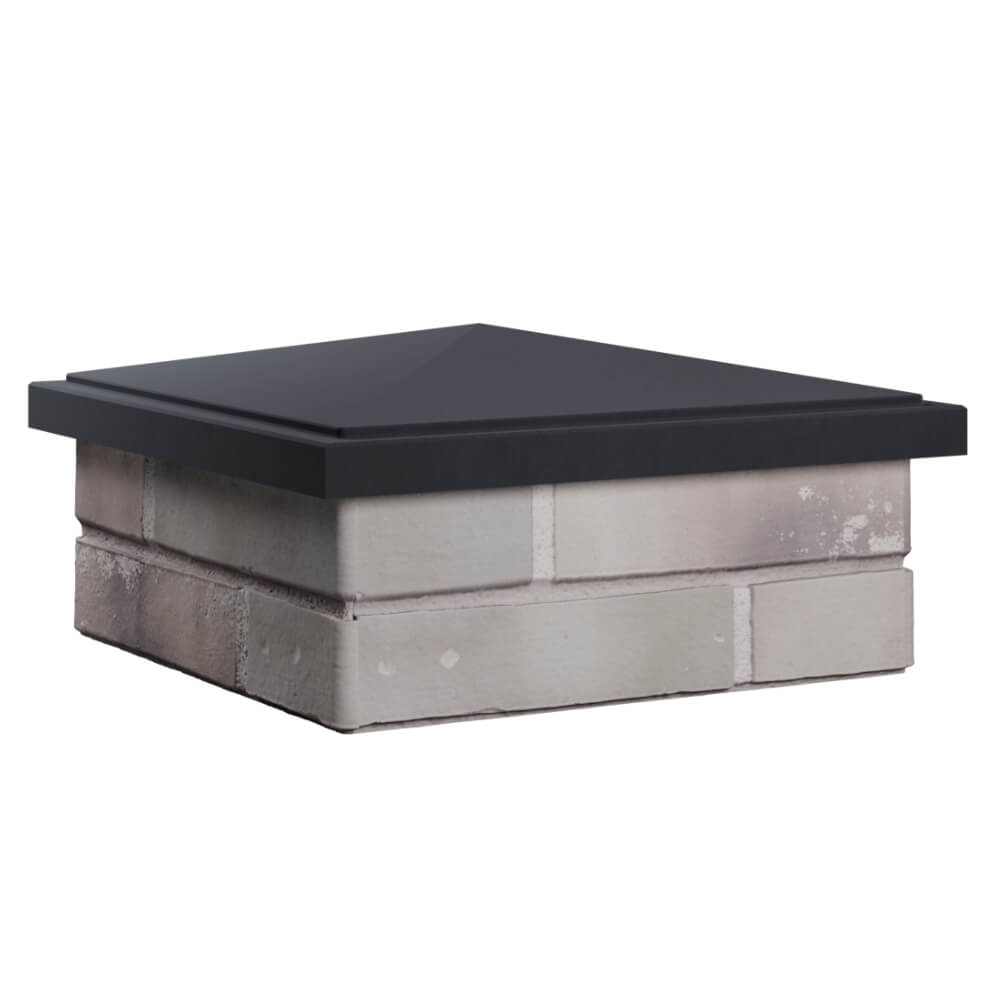 Колпак Zking БонаМоно Серый на столб 1.5х1.5 кирпича (385х385, 400х400мм) в Хасавюрте фото