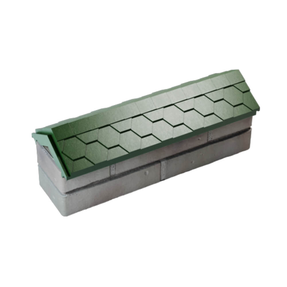 Парапет Zking Эверест Зеленый с посадкой на 0.5 кирпича (130мм) в Хасавюрте фото