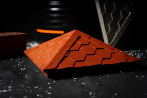 Колпак Zking Эверест Красный на столб 1.5х1.5 кирпича (390х390мм) в Хасавюрте фото