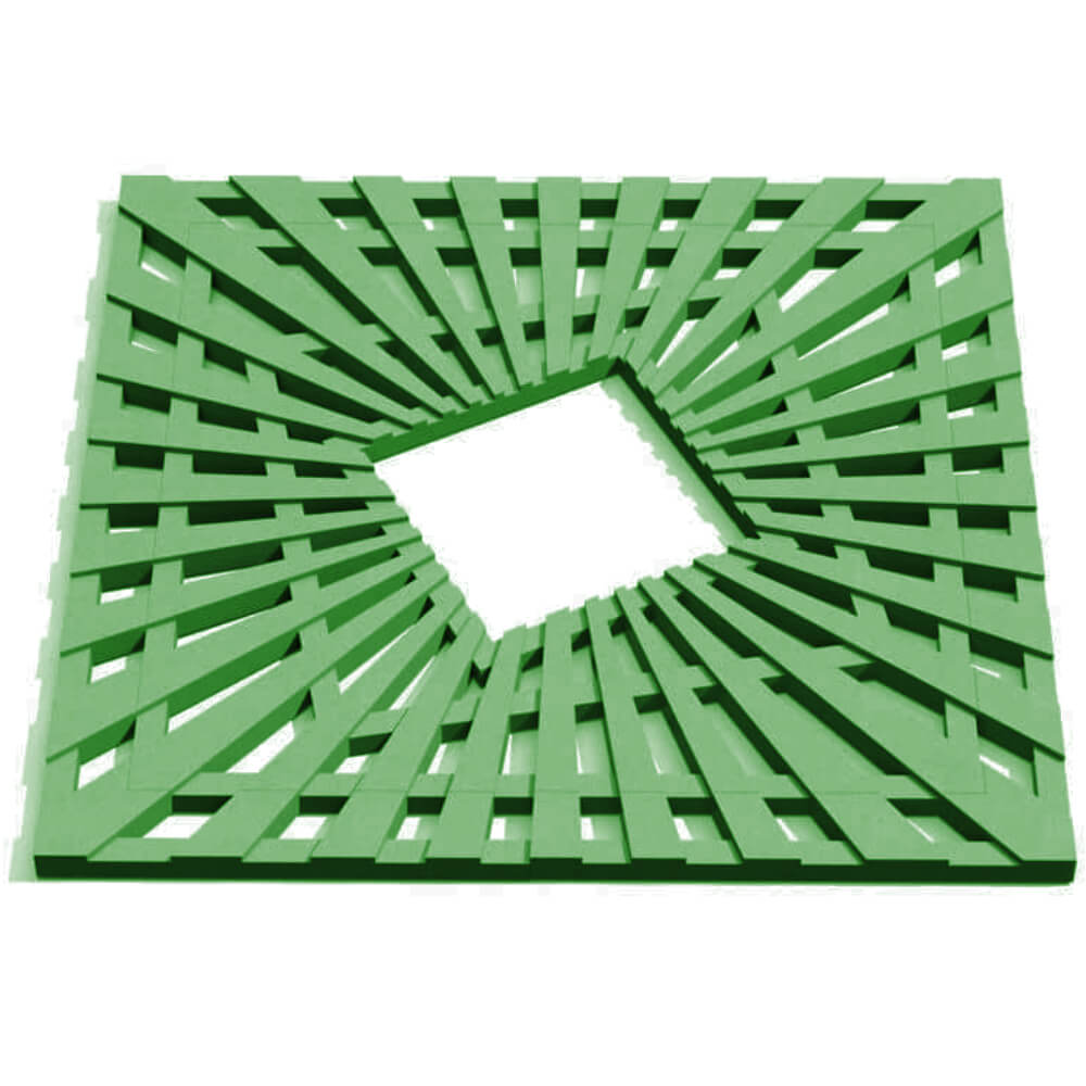 Приствольная решетка для дерева ZKING ATMOSPHERE 1.2х1.2м Зеленая Хасавюрт фото