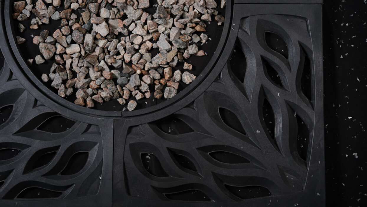 Приствольная решетка для дерева ZKING CRUST 1.2х1.2м Черная в Хасавюрте фото